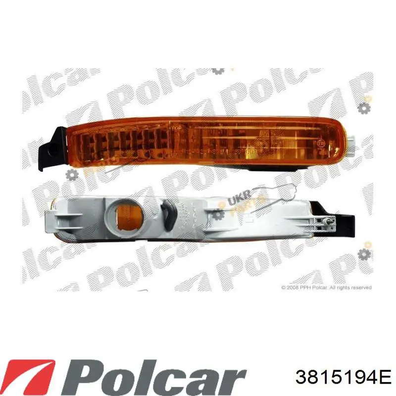 Левый фонарь указателя поворота Depo/Loro/Abakus 3171604LUS