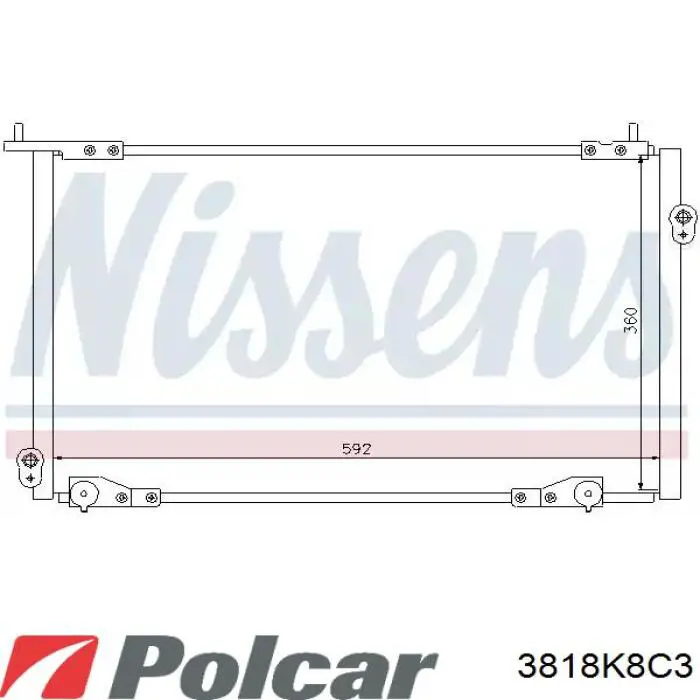 3818K8C3 Polcar Конденсатор