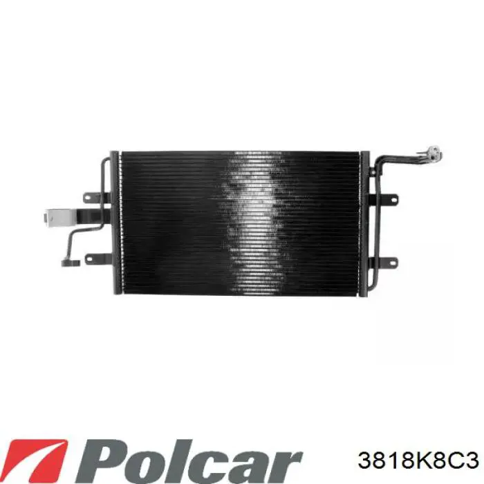 Радиатор кондиционера 3818K8C3 Polcar