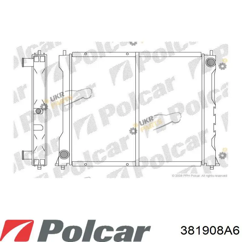 381908A6 Polcar радиатор