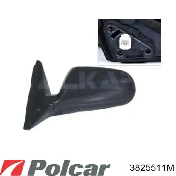 3825511M Polcar Левое боковое зеркало