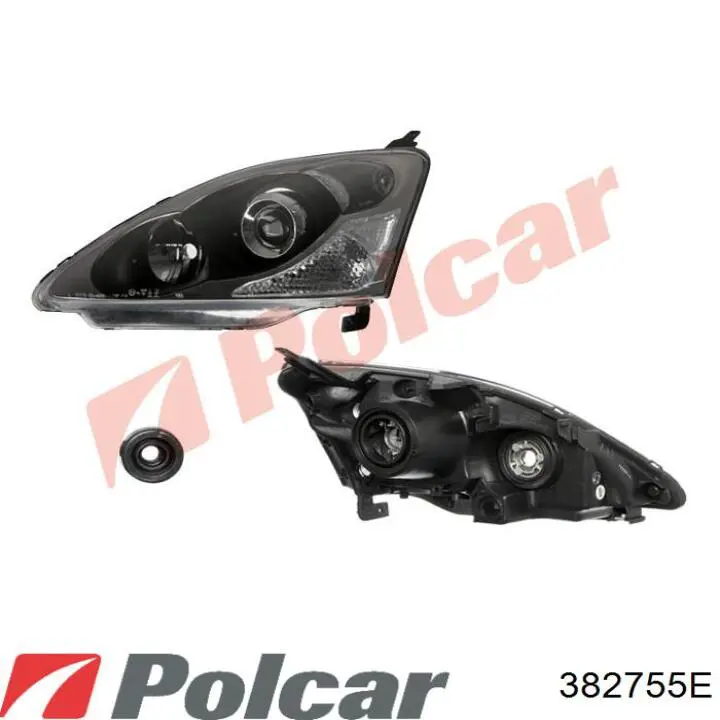 Стекло зеркала заднего вида, правого Polcar 382755E цена, от 5.87 USD
