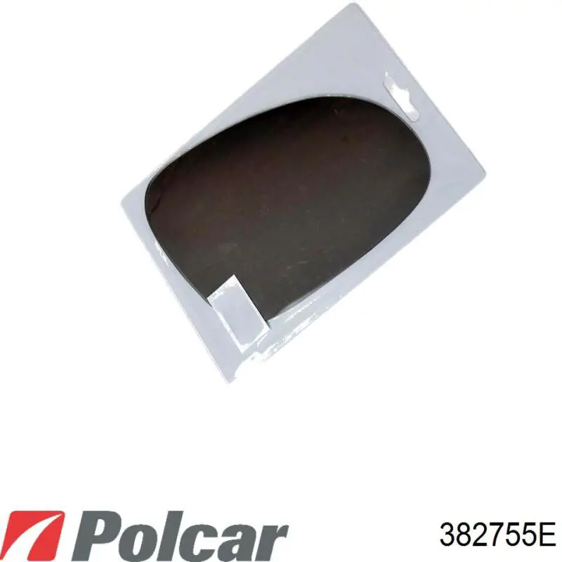 382755E Polcar зеркальный элемент зеркала заднего вида правого
