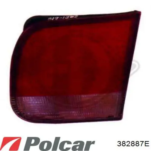 Фонарь задний левый внешний 382887E Polcar
