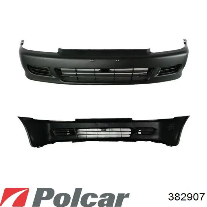 382907 Polcar Бампер передний в сборе