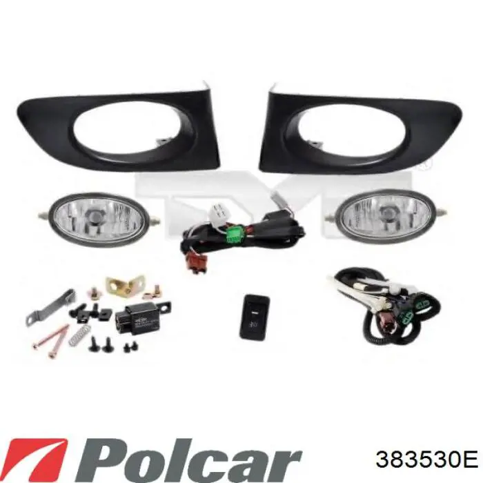Фара противотуманная, правая Polcar 383530E цена, от 28.49 USD