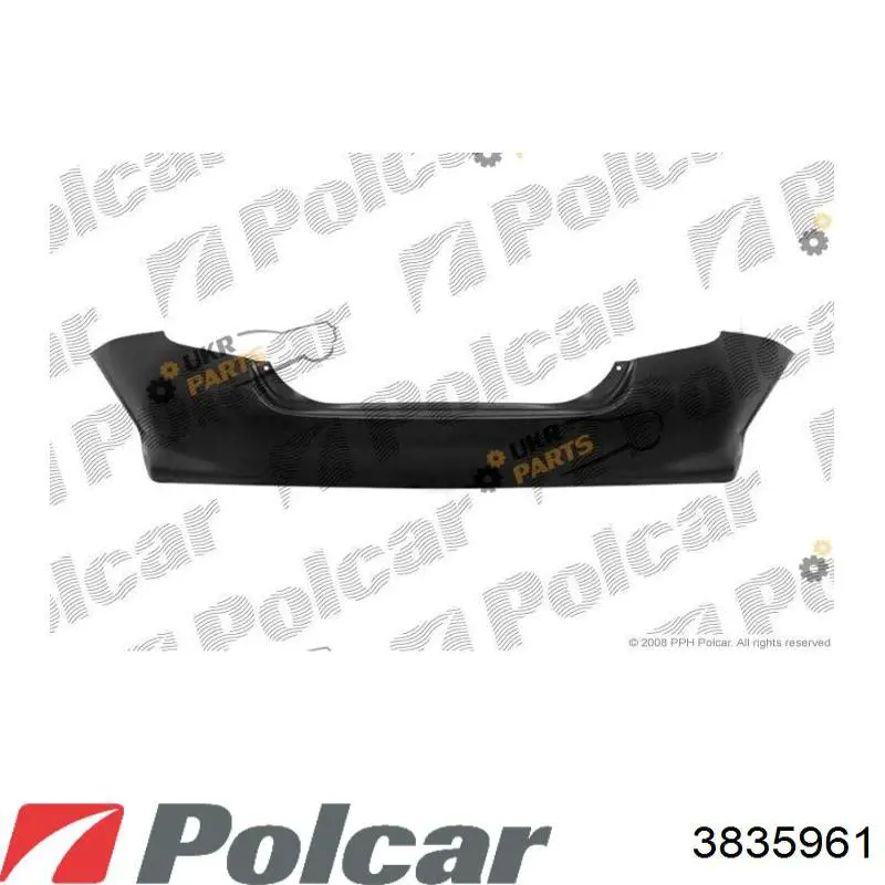 Задний бампер на Honda Jazz  GD, GE