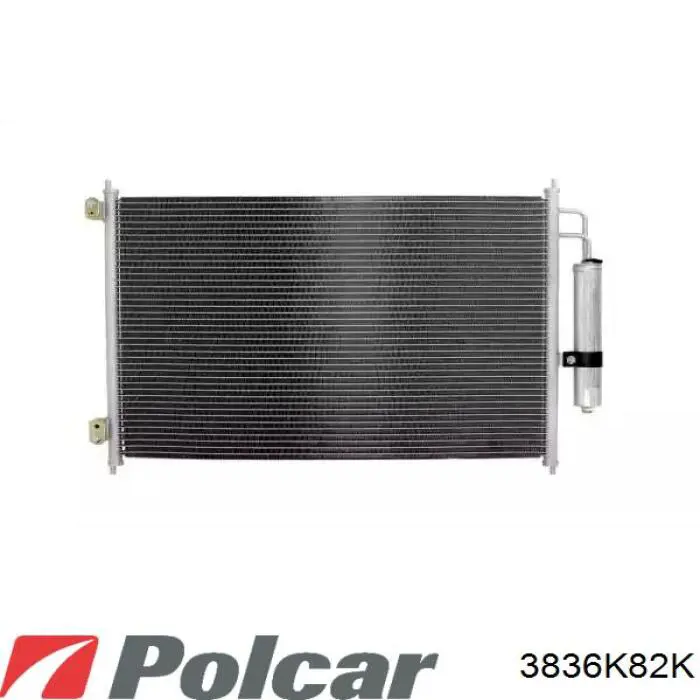 Купить 3836K82K Polcar Радиатор системы охлаждения кондиционера