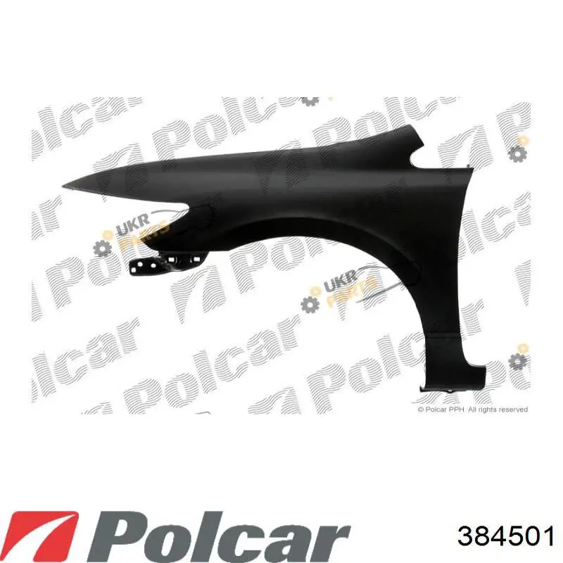 Купить 384501 Polcar Крыло переднее правое