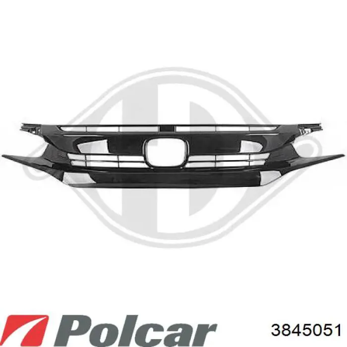 Молдинг решетки радиатора Polcar 3845052 цена, от 51.43 USD