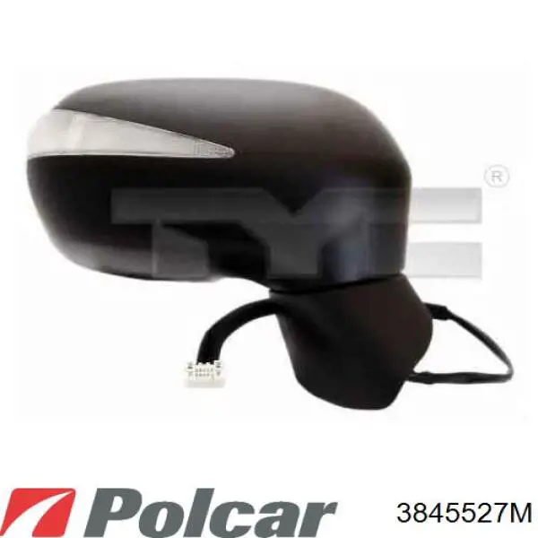 3845527M Polcar Зеркало заднего вида правое