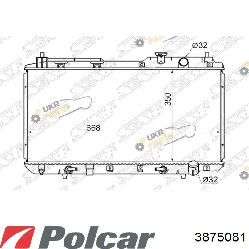 Радиатор PL082691 Koyorad