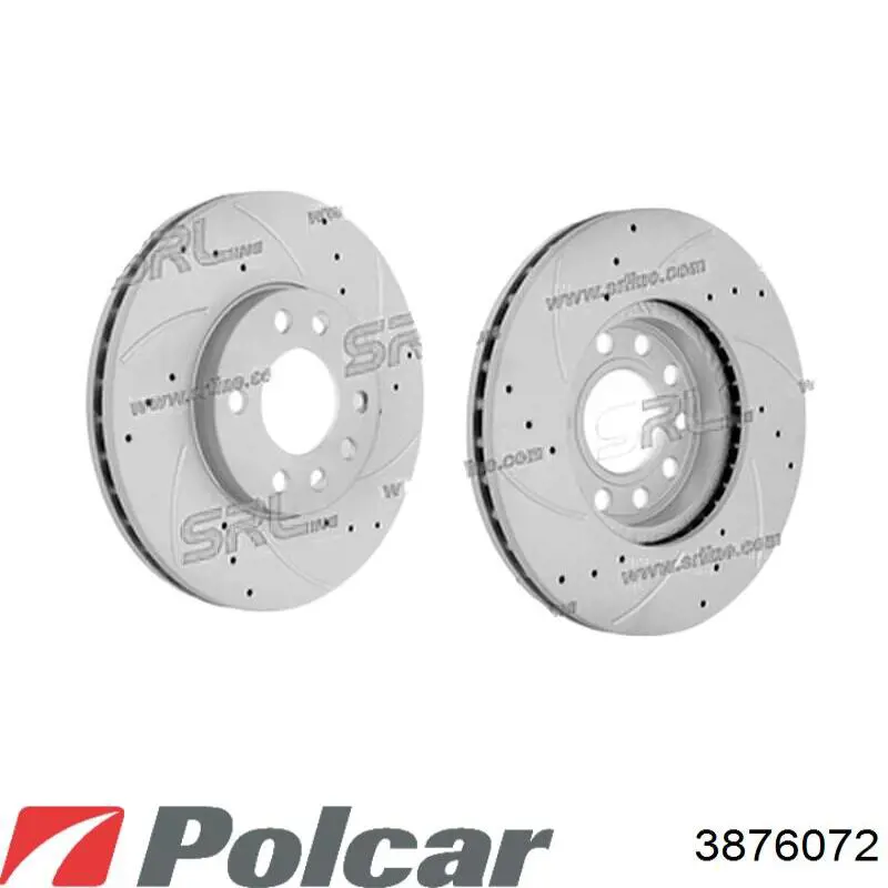 3876072 Polcar Бампер передний в сборе