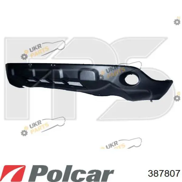 Бампер передний, верхняя часть Polcar 387807 цена, от 28.38 USD