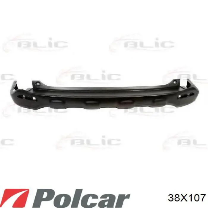 Купить 38X107 Polcar Бампер передний, верхняя часть