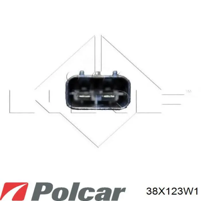 Электровентилятор охлаждения 38X123W1 Polcar