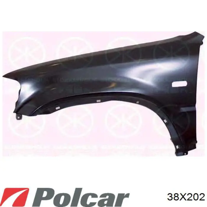 38X202 Polcar Переднее правое крыло