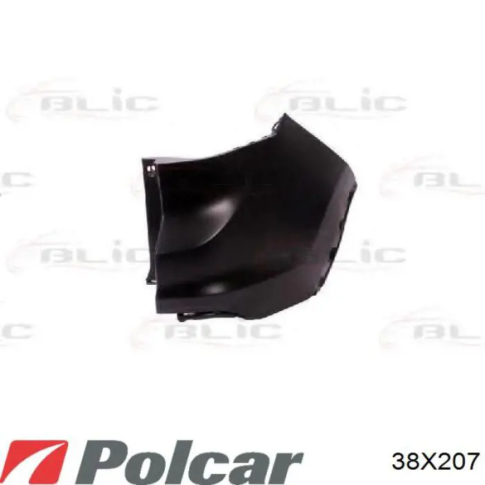 38X207 Polcar Бампер передний в сборе