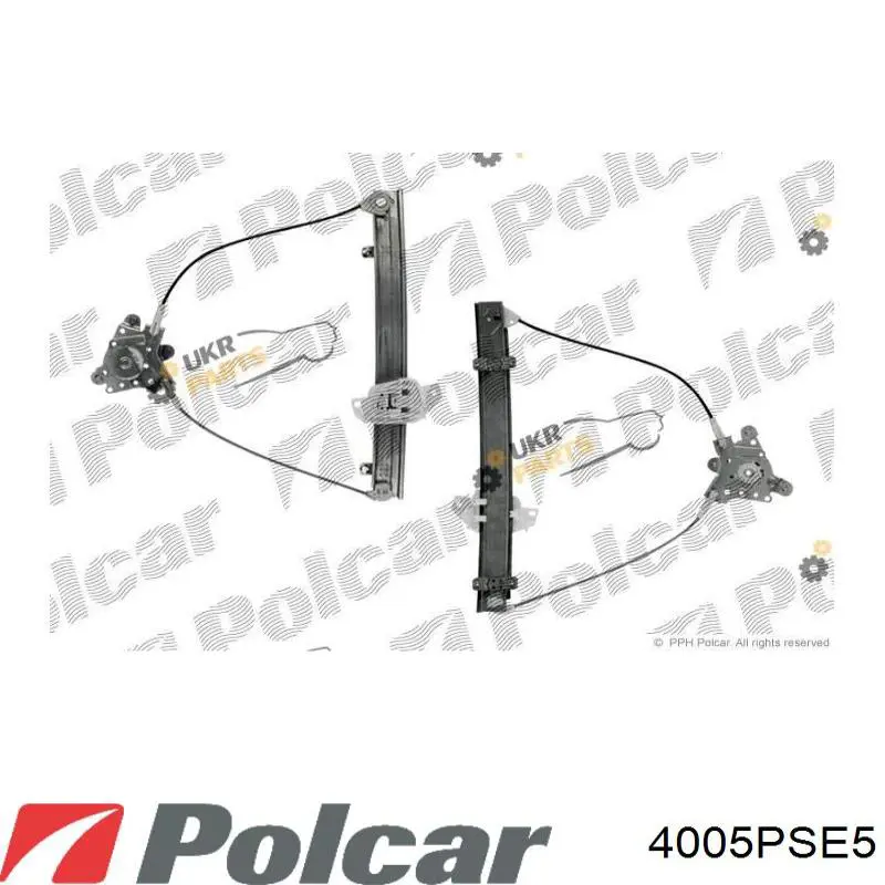 Механизм стеклоподъемника двери передней левой 4005PSE5 Polcar