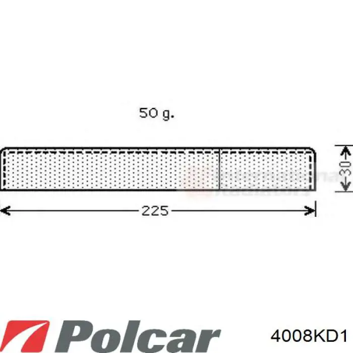 Купить 4008KD1 Polcar Осушитель кондиционера