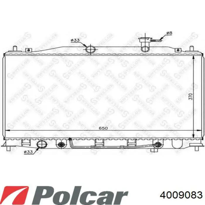 4009083 Polcar радиатор