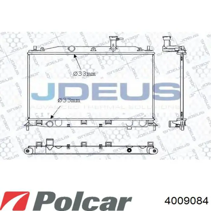 4009084 Polcar Радиатор основной