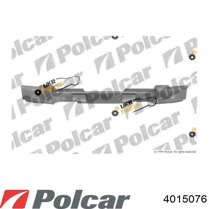 401507-6 Polcar абсорбер (наполнитель бампера переднего)