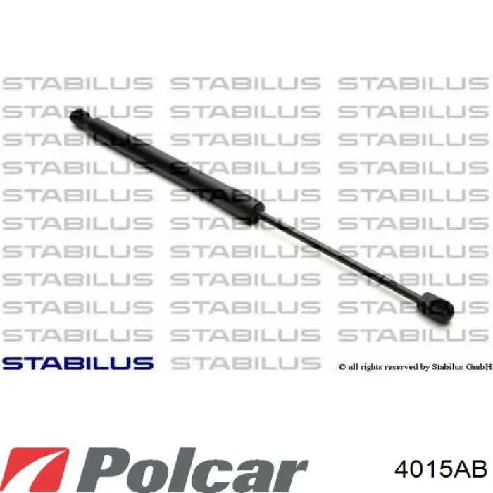 4015AB Polcar Амортизатор крышки багажника