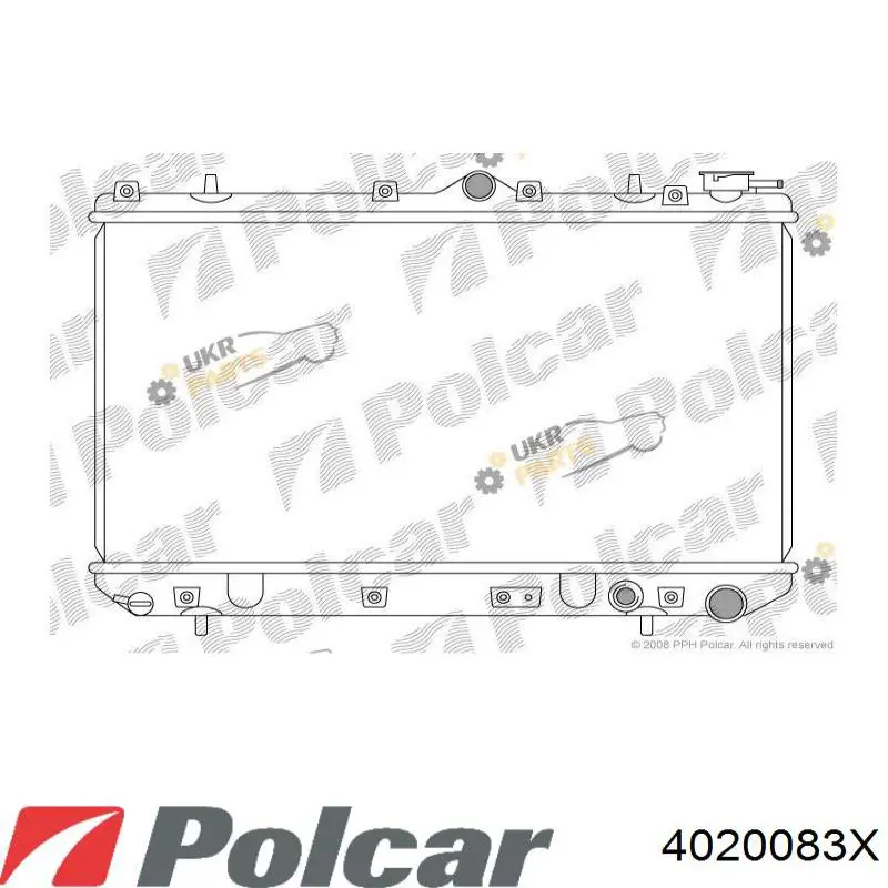 4020083X Polcar радиатор