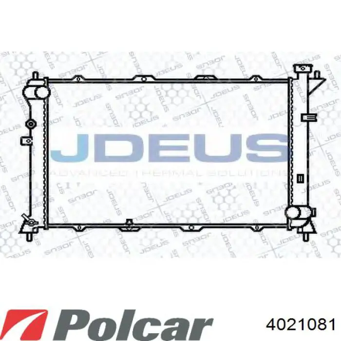 Радиатор 4021081 Polcar