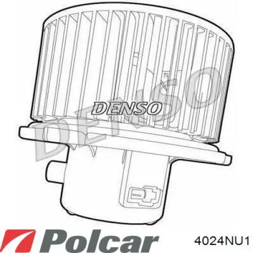 Купить 4024NU1 Polcar Электродвигатели (электродвигатель отопителя) или розетка прицепа штепсельная