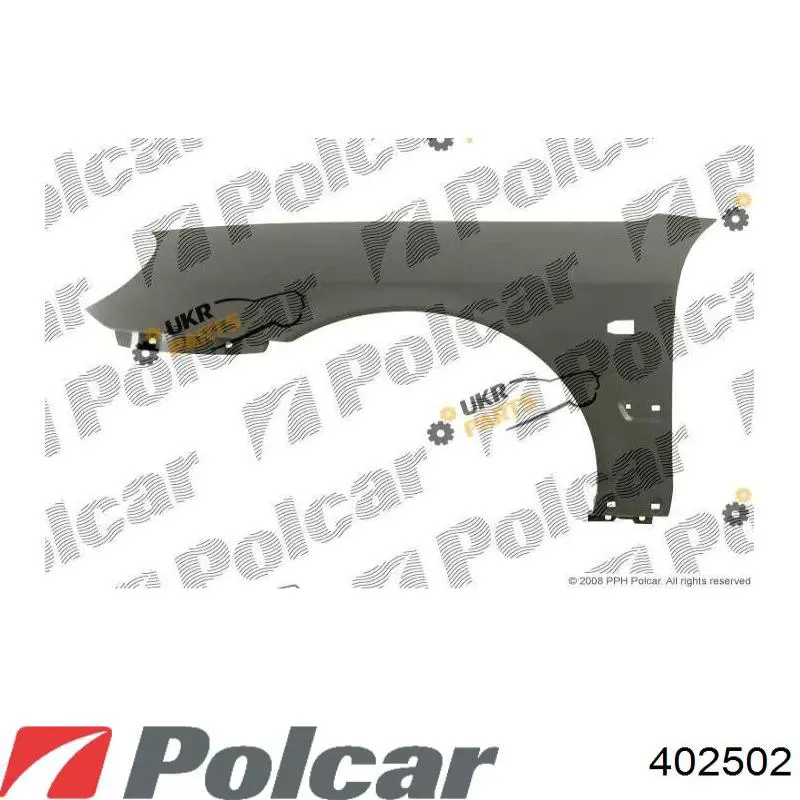 Крыло переднее правое 402502 Polcar
