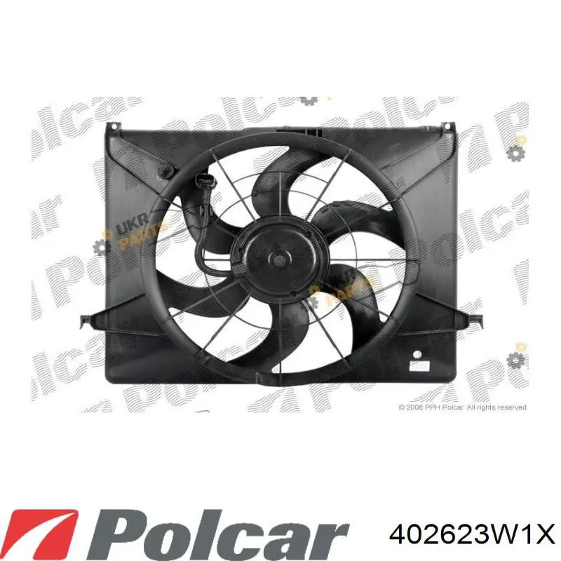402623W1X Polcar вентилятор (крыльчатка радиатора охлаждения)