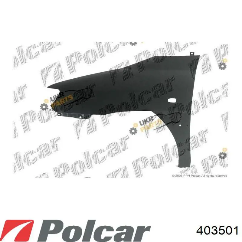 Купить 403701 Polcar Крыло переднее левое