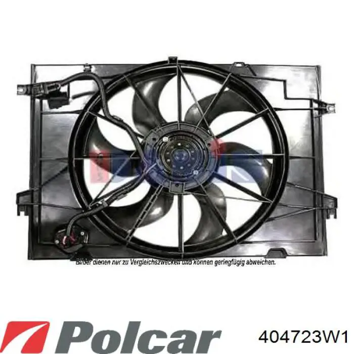 Диффузор радиатора охлаждения Polcar 404723W1
