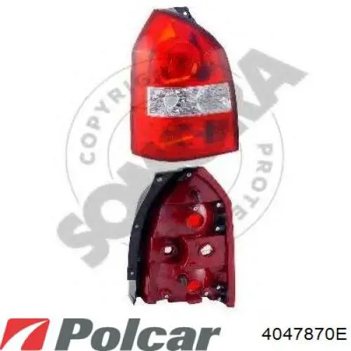 Задняя левая фара Polcar 4047870E цена, от 62.94 USD