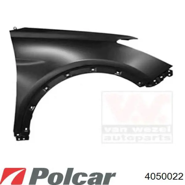 Купить 4050022 Polcar Крыло переднее правое