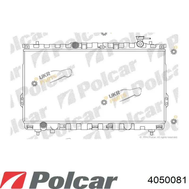 4050081 Polcar радиатор