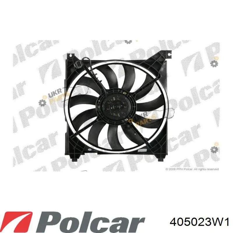 405023W1 Polcar вентилятор (крыльчатка радиатора охлаждения)