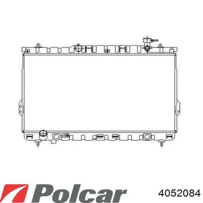 Радиатор R2A1MA9AA01P Halla