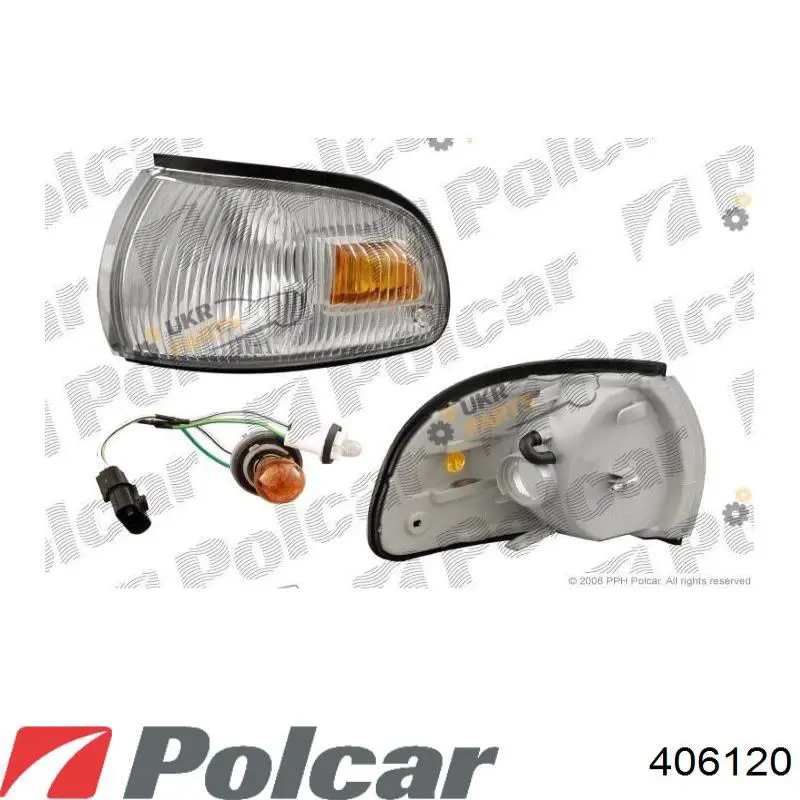 406120-E Polcar указатель поворота правый