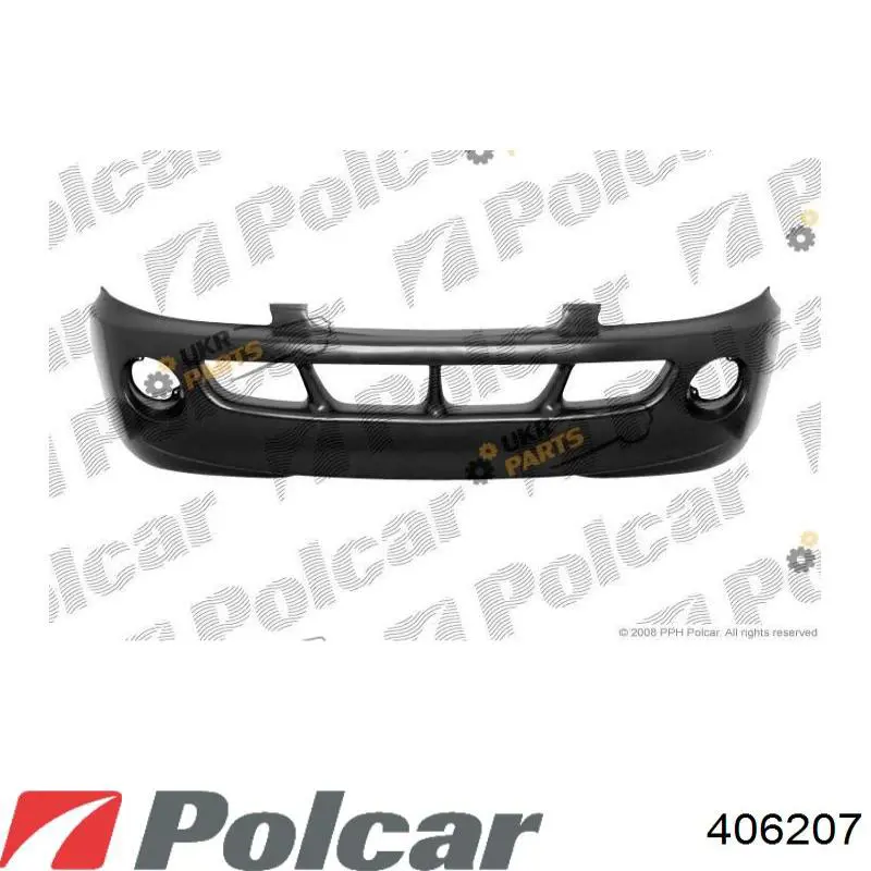 406207 Polcar передний бампер