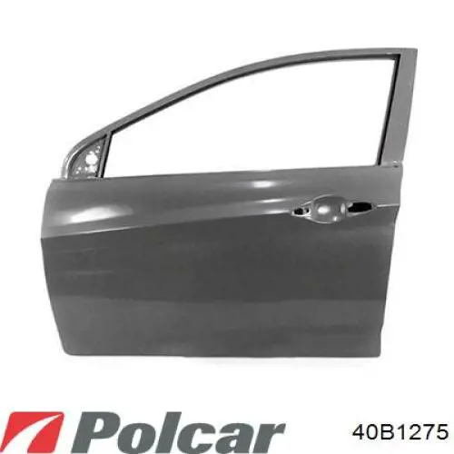 40B1275 Polcar Заглушка ПТФ бампера переднего правая