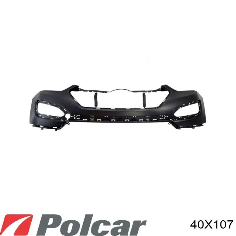 Купить 40X107 Polcar Бампер передний, верхняя часть