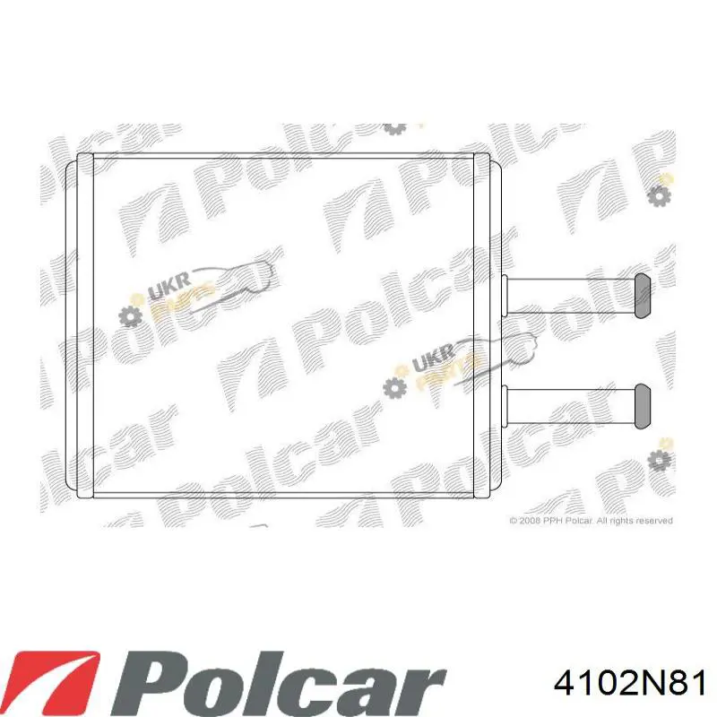 Радиатор печки 0K02161A01A Hyundai/Kia