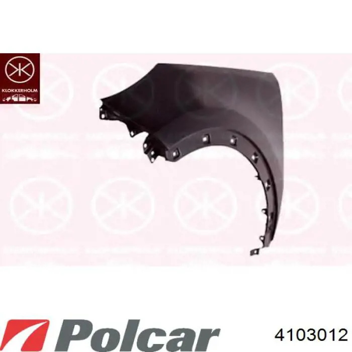 Крыло переднее левое Polcar 4103012 цена, от 43.96 USD