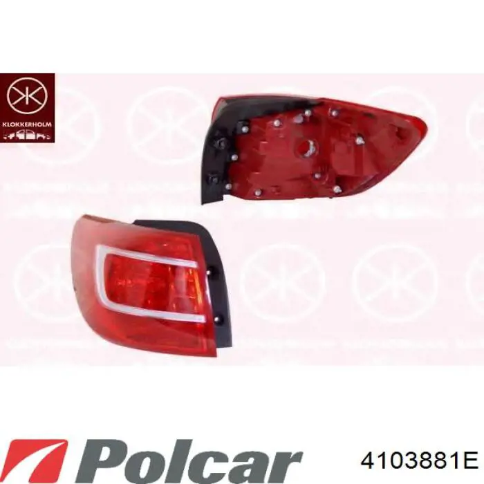 Фонарь задний правый Depo/Loro/Abakus FP3243F2E цена, от 71.76 USD