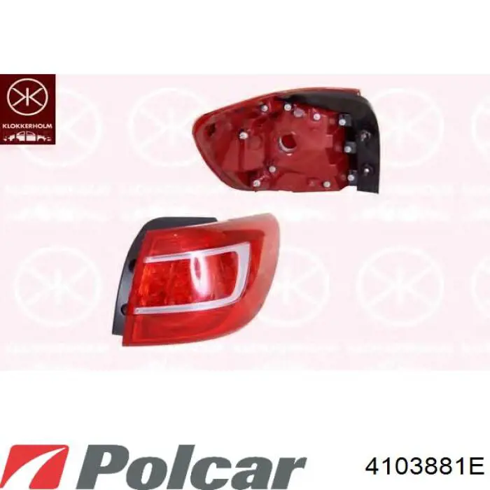 4103881E Polcar Фонари задние