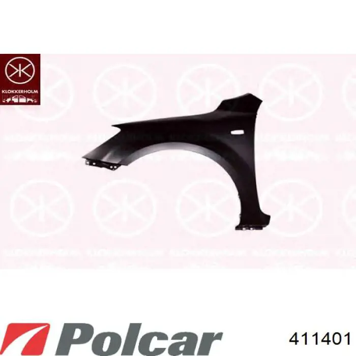 Крыло переднее левое 411401 Polcar