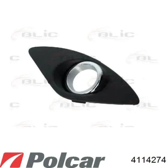 411427-4 Polcar заглушка (решетка противотуманных фар бампера переднего правая)